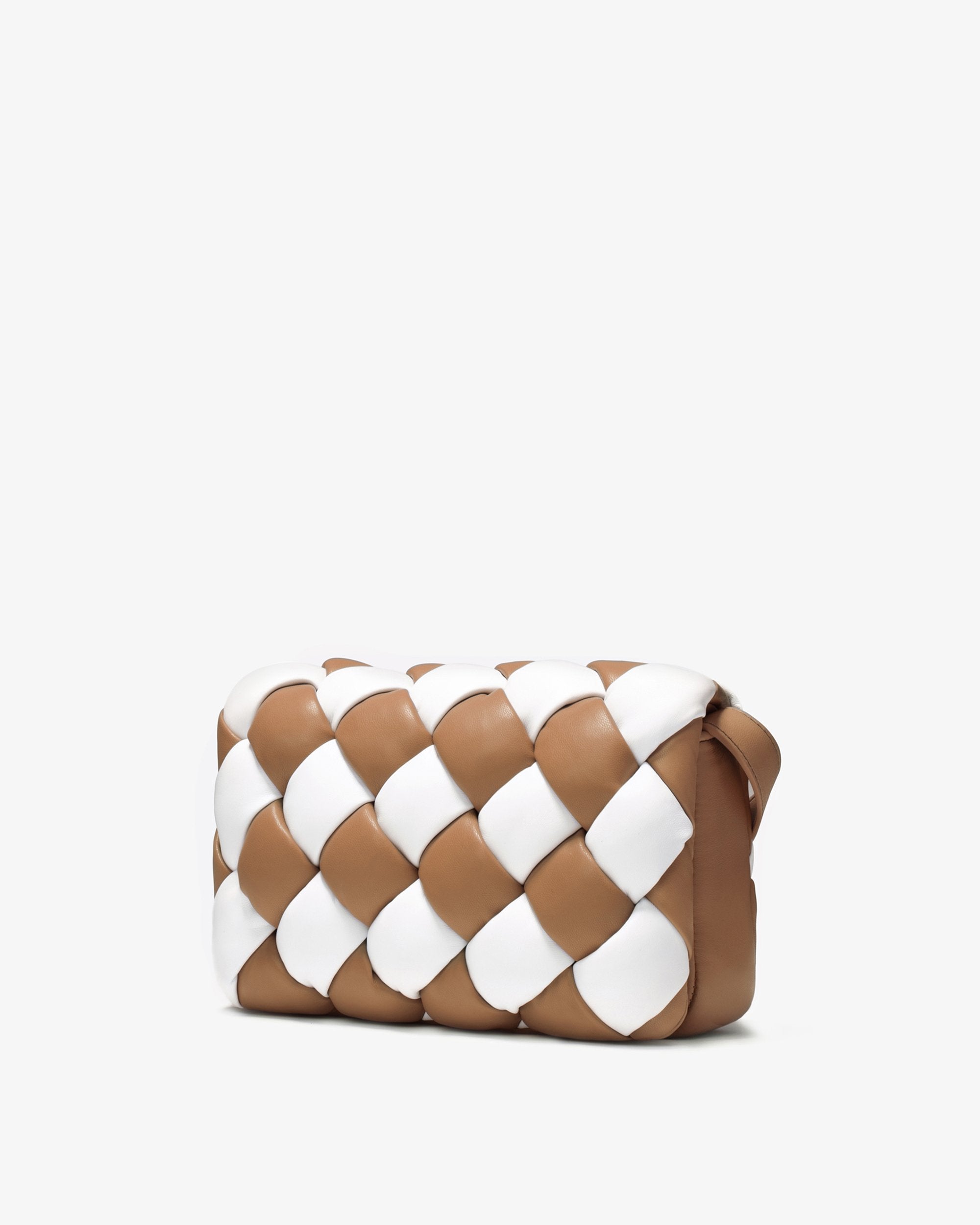 Bolso Maze - Blanco & tostado