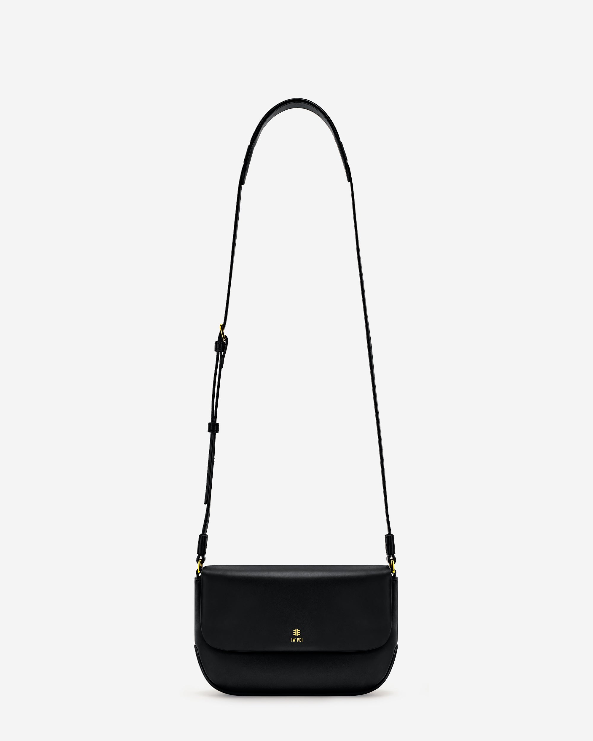 Bolso Bandolera Debby Flap - Negro