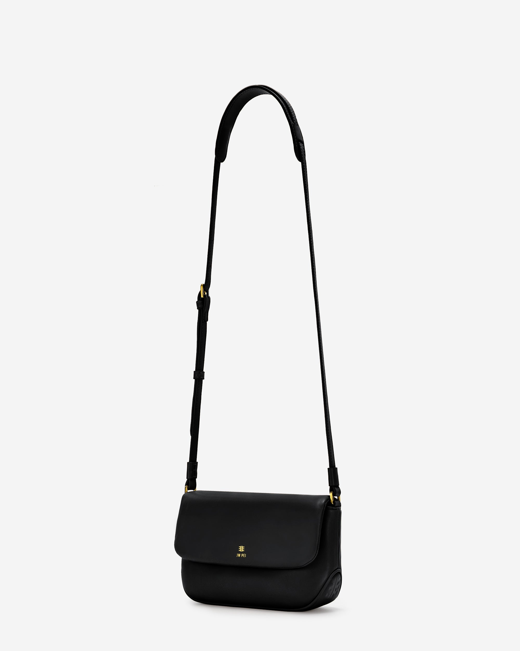 Bolso Bandolera Debby Flap - Negro