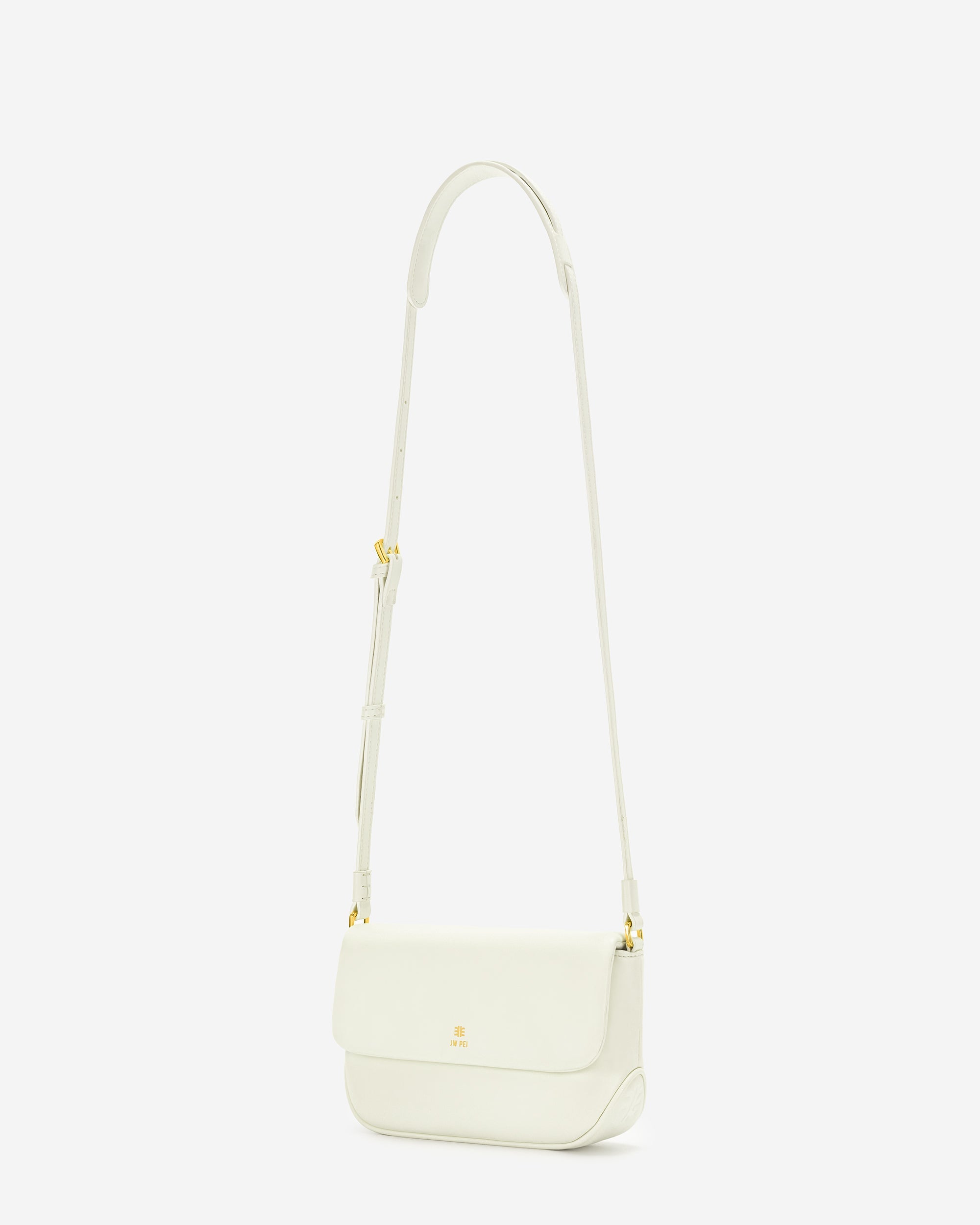 Bolso Bandolera Debby Flap - Blanco