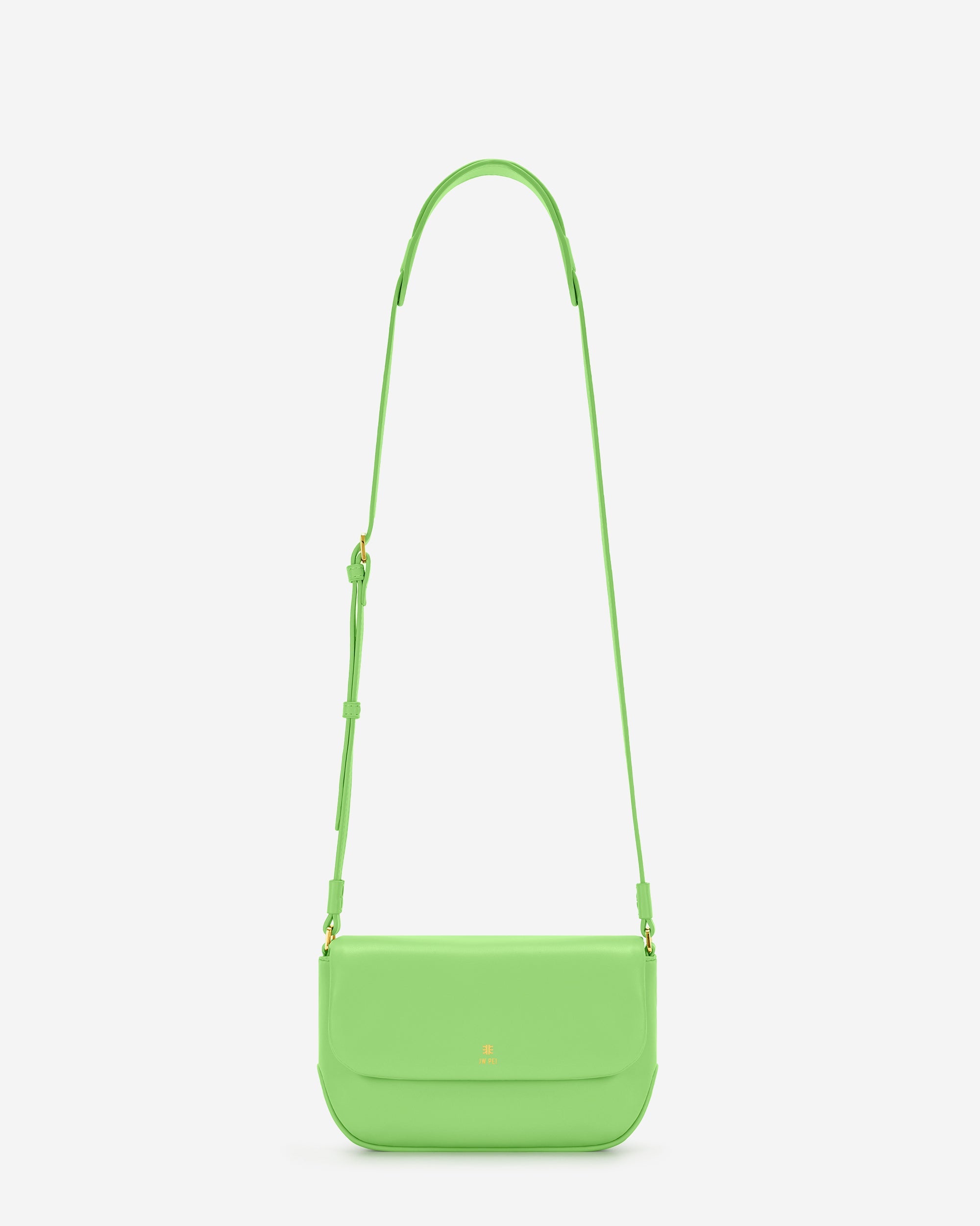 Bolso Bandolera Debby Flap - Verde lima