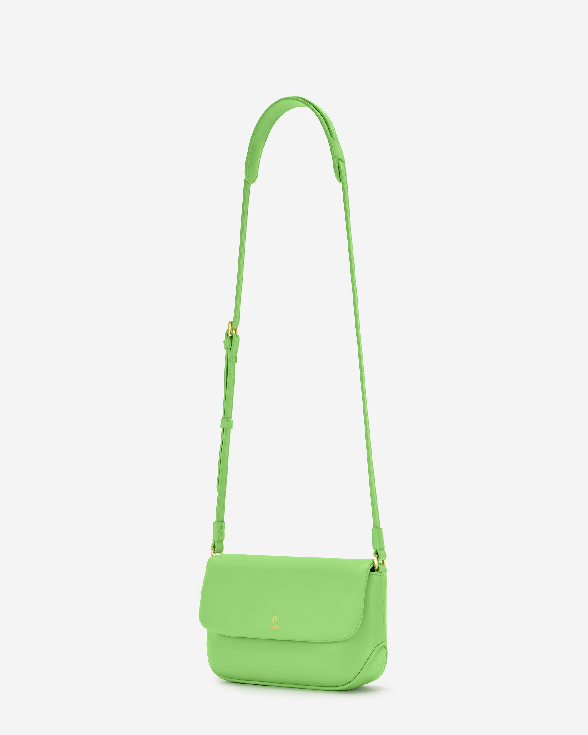 Bolso Bandolera Debby Flap - Verde lima