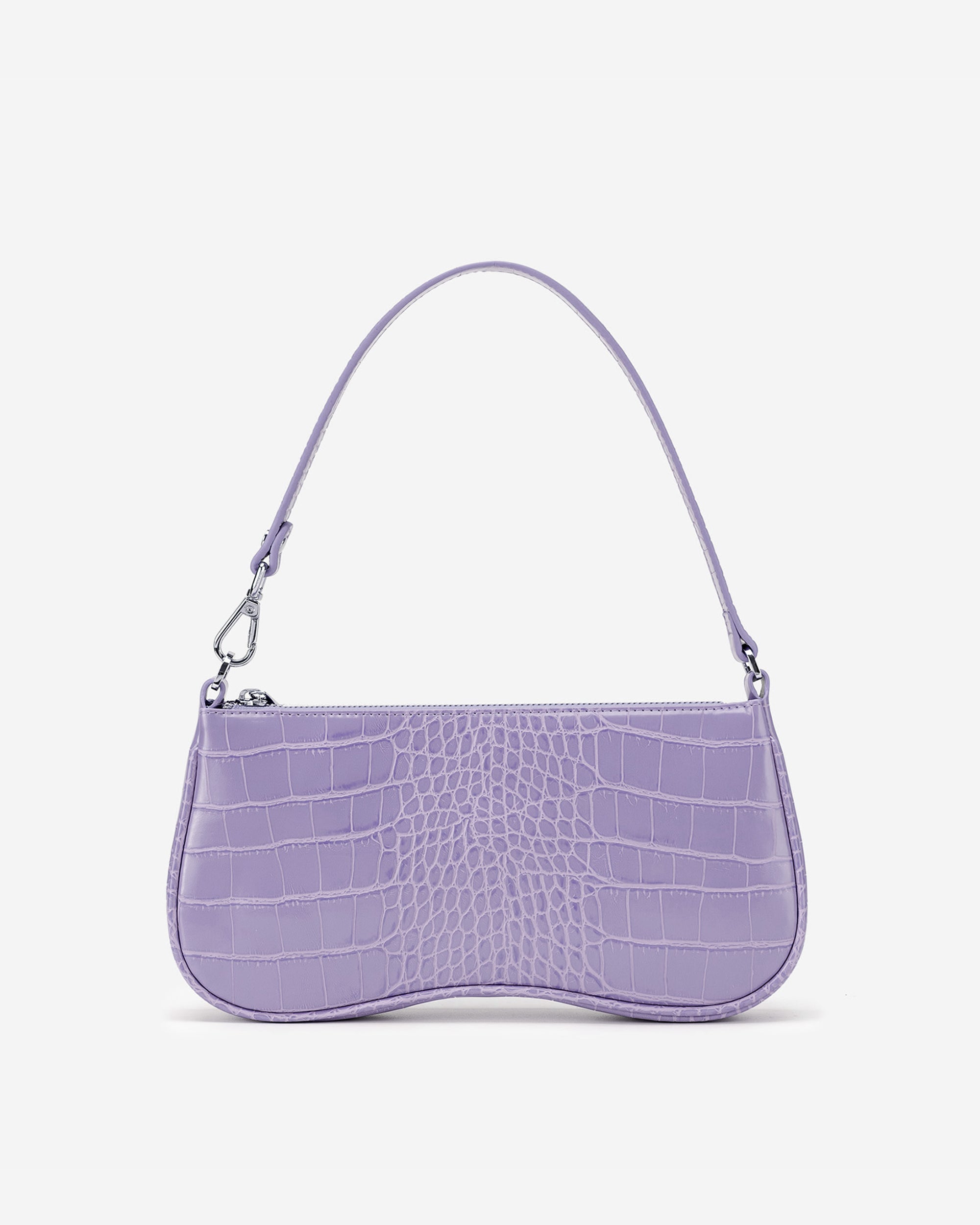 Bolso de hombro Eva - Croc Púrpura