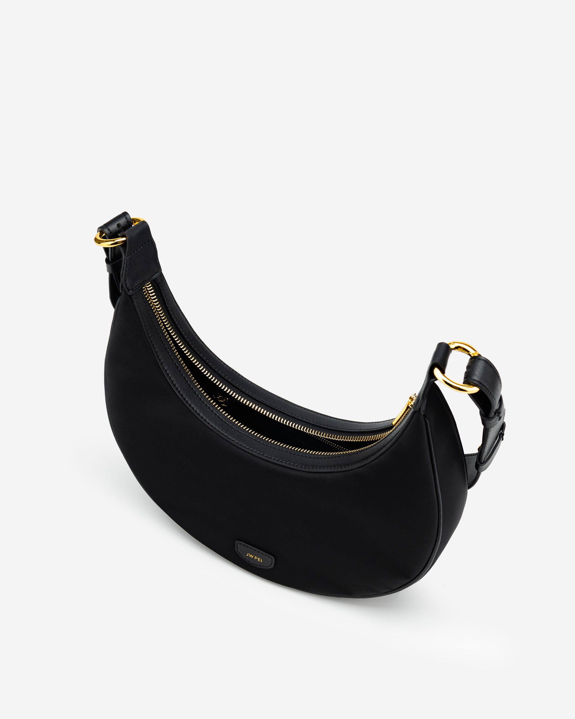 Bolso de hombro grande Carly - Negro