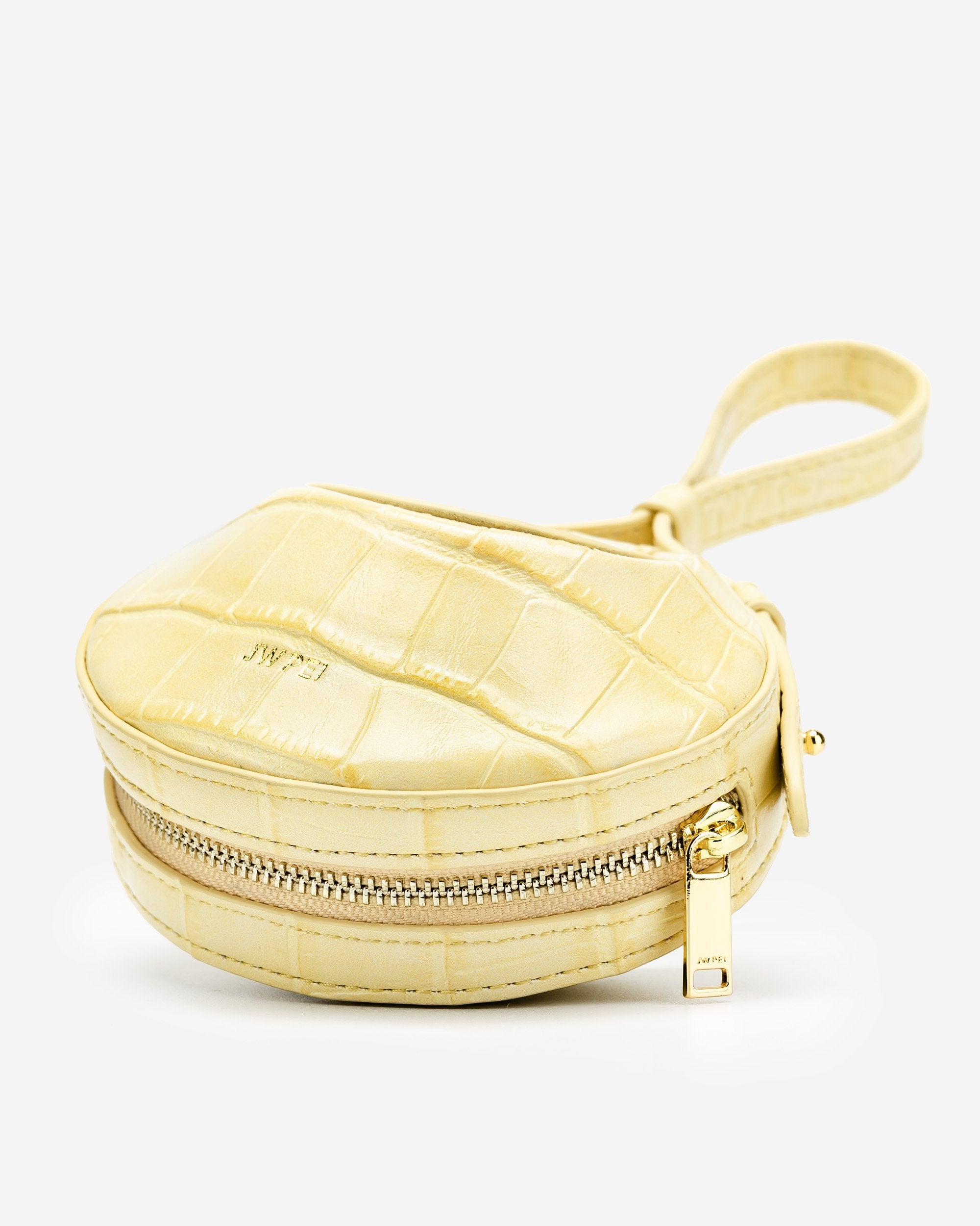 Bolso Super Mini Rantan - Croc Amarillo claro