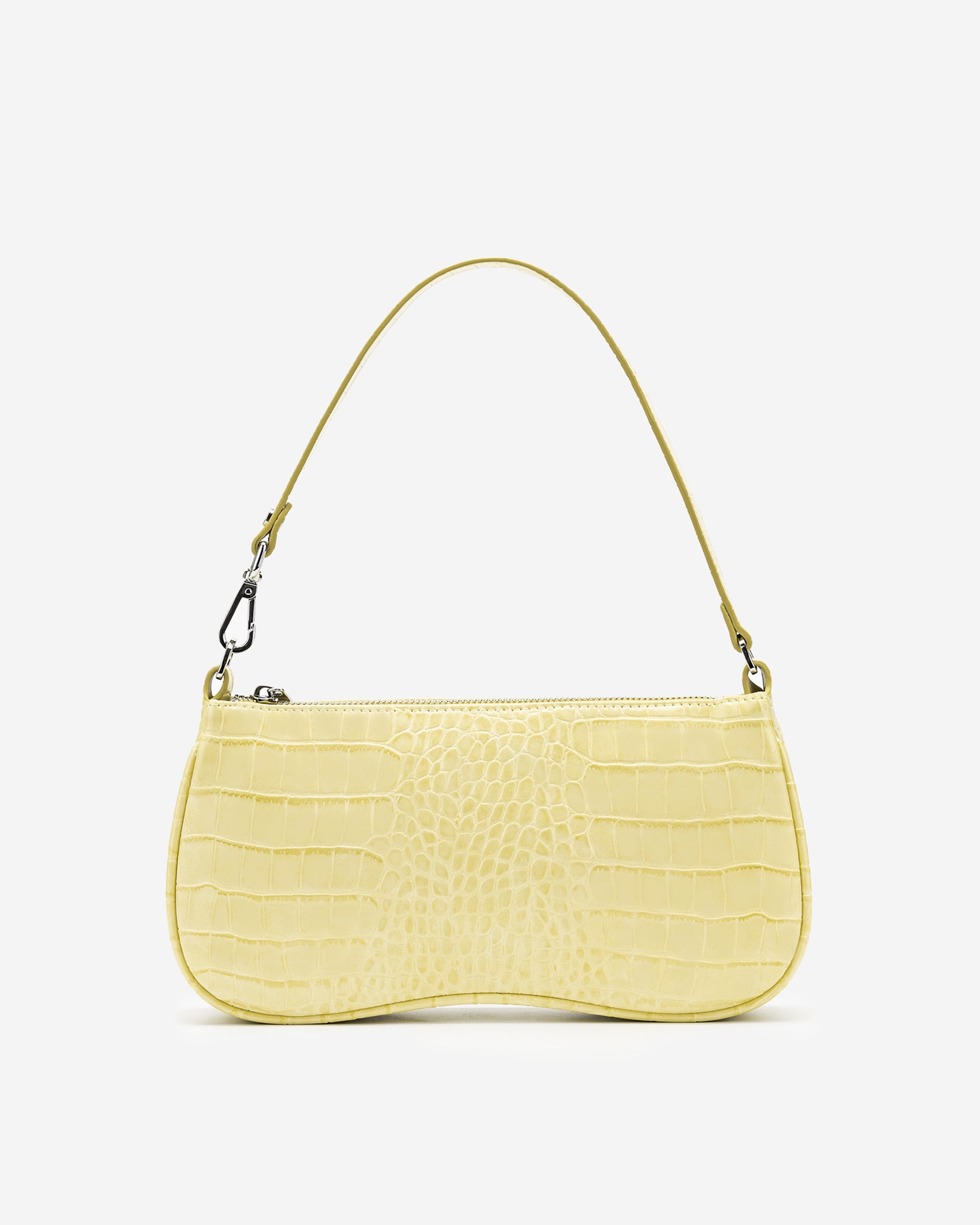 Bolso de hombro Eva - Croc Amarillo claro