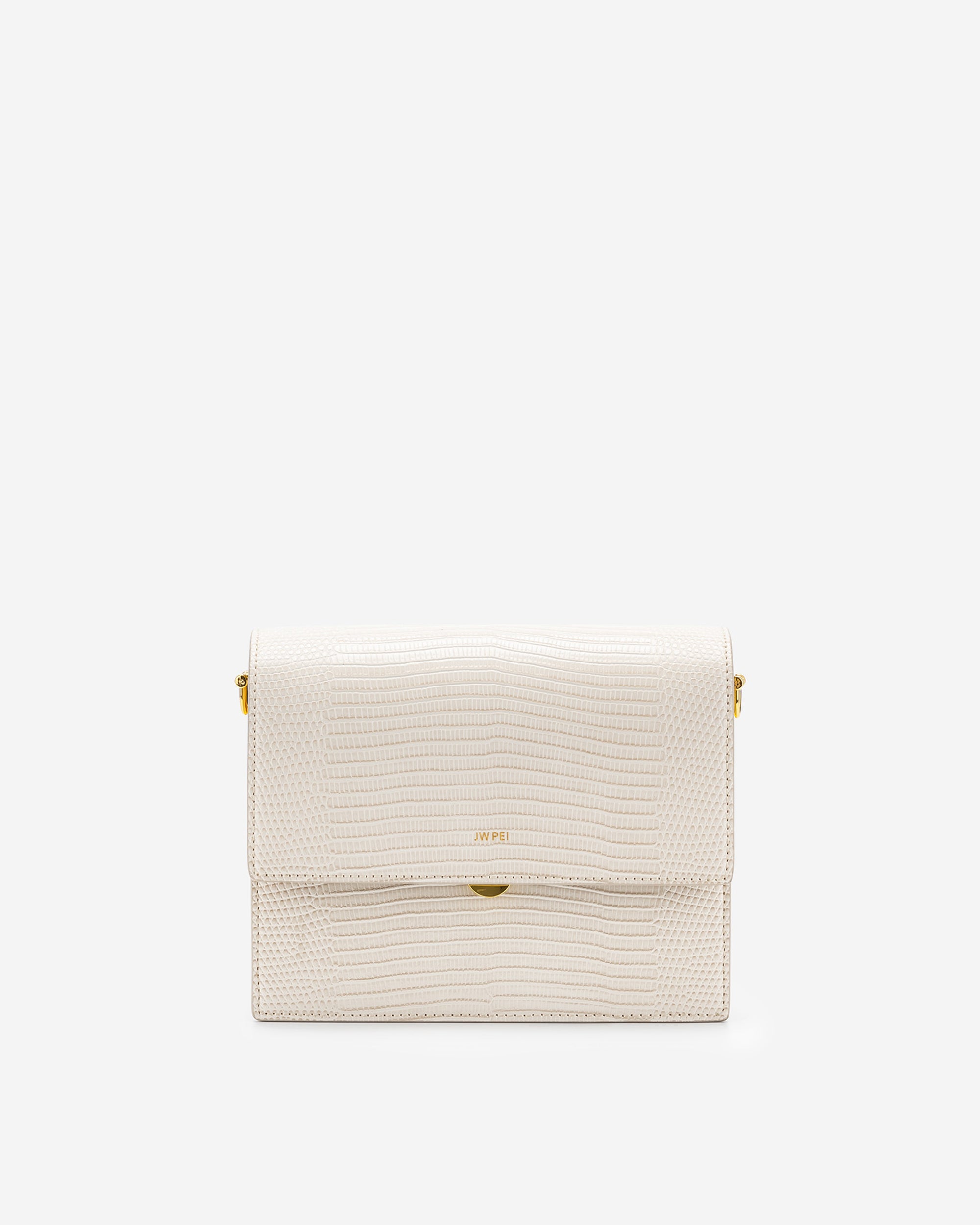 Bolso Mini flap - Lagarto Marfil