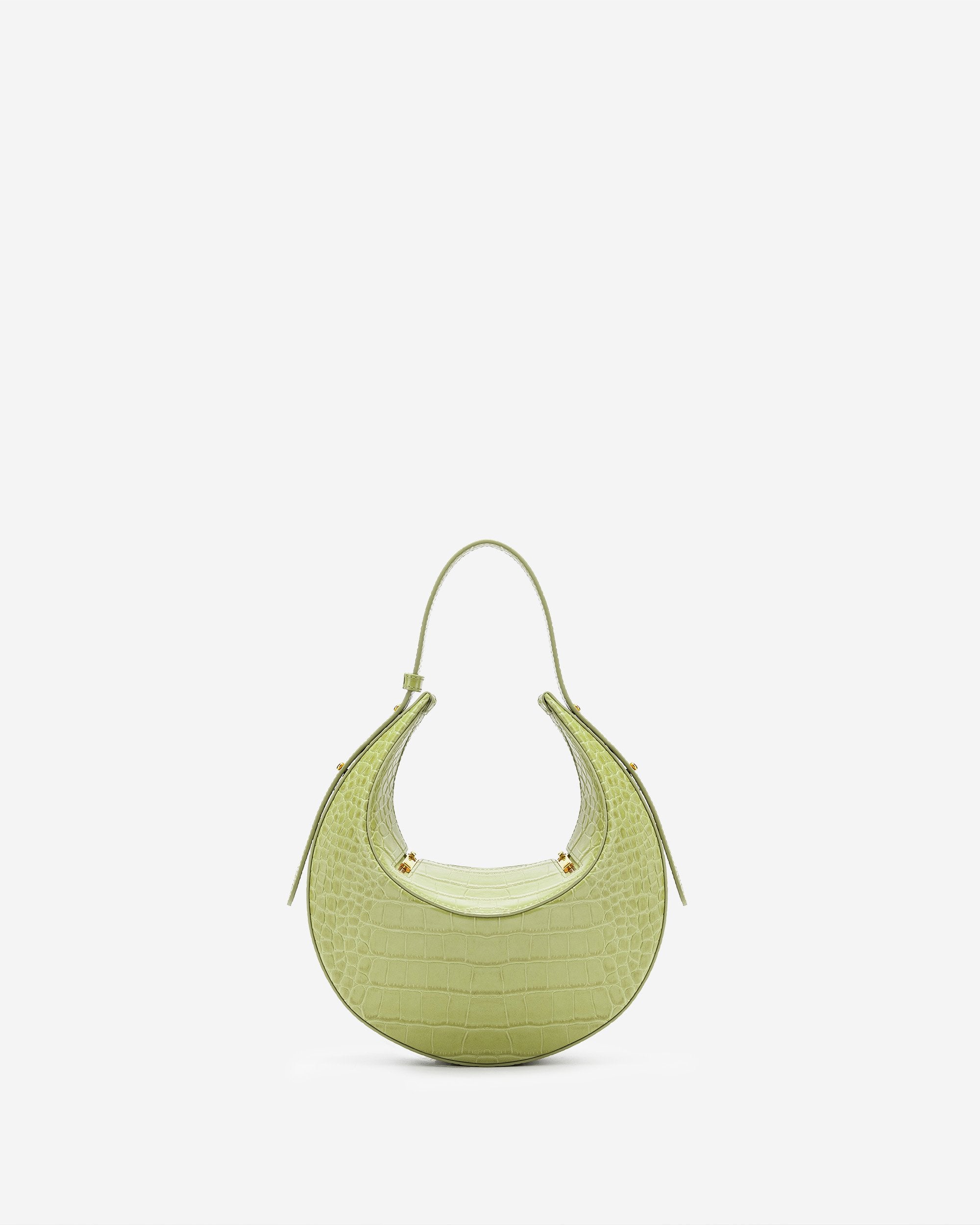 Bolso Rantan - Croc Verde salvia