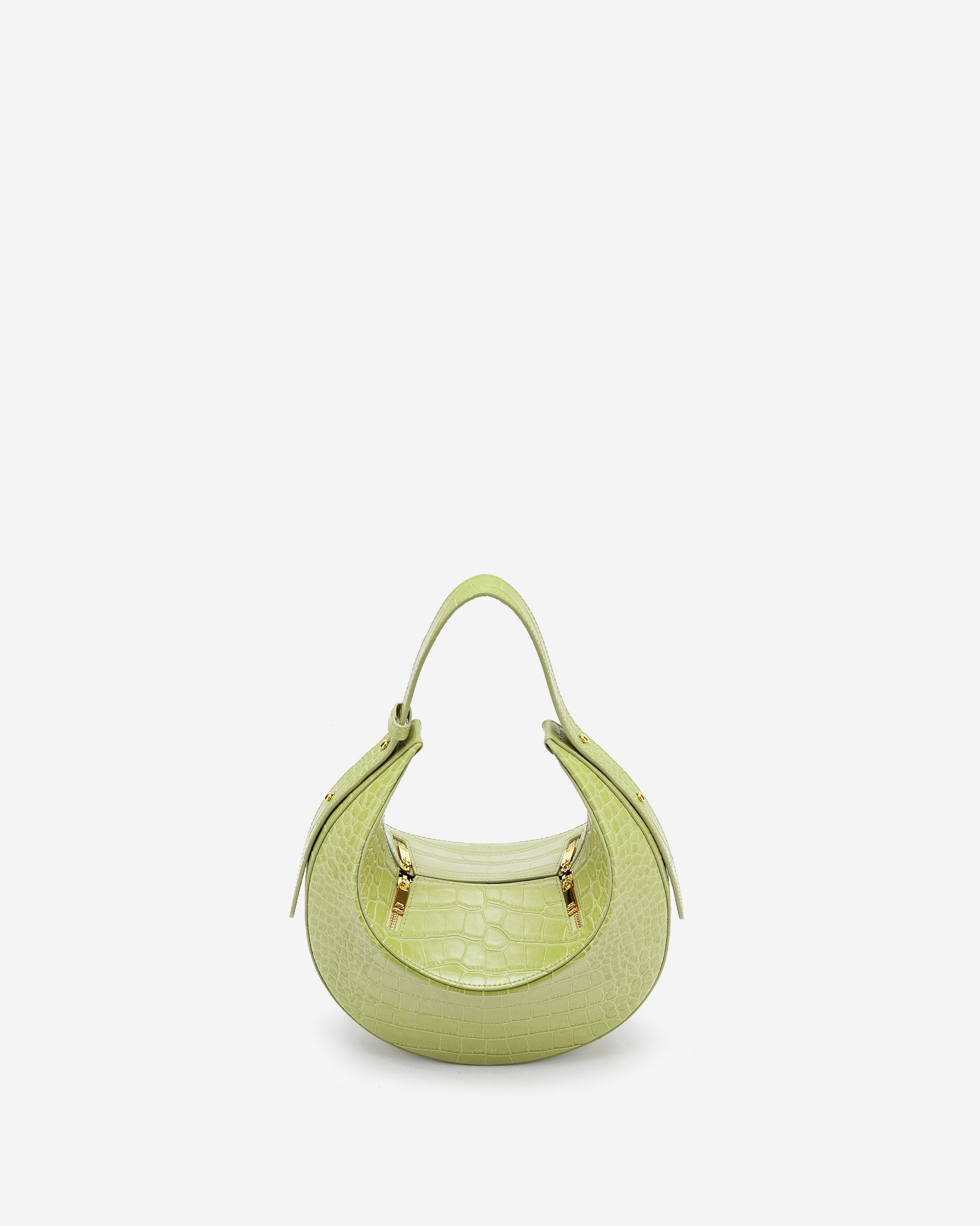 Bolso Rantan - Croc Verde salvia