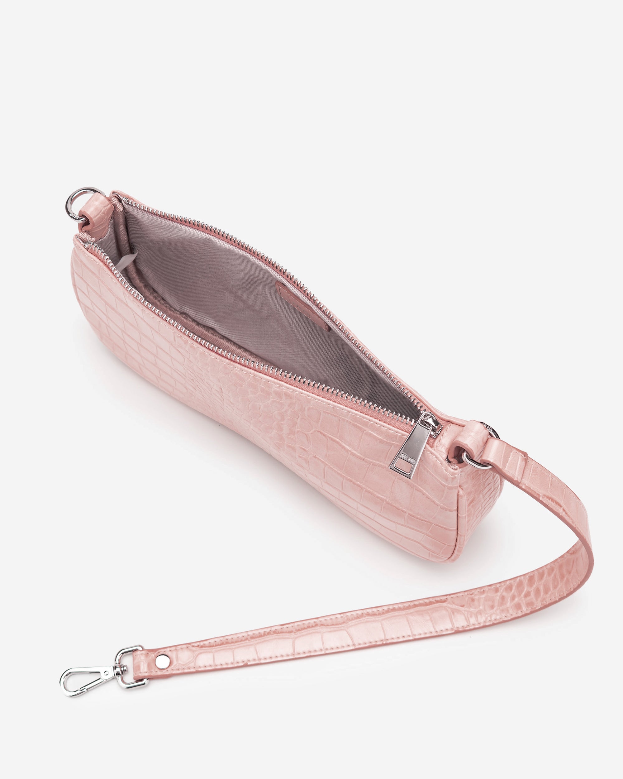 Bolso de hombro Eva - Croc Rosa