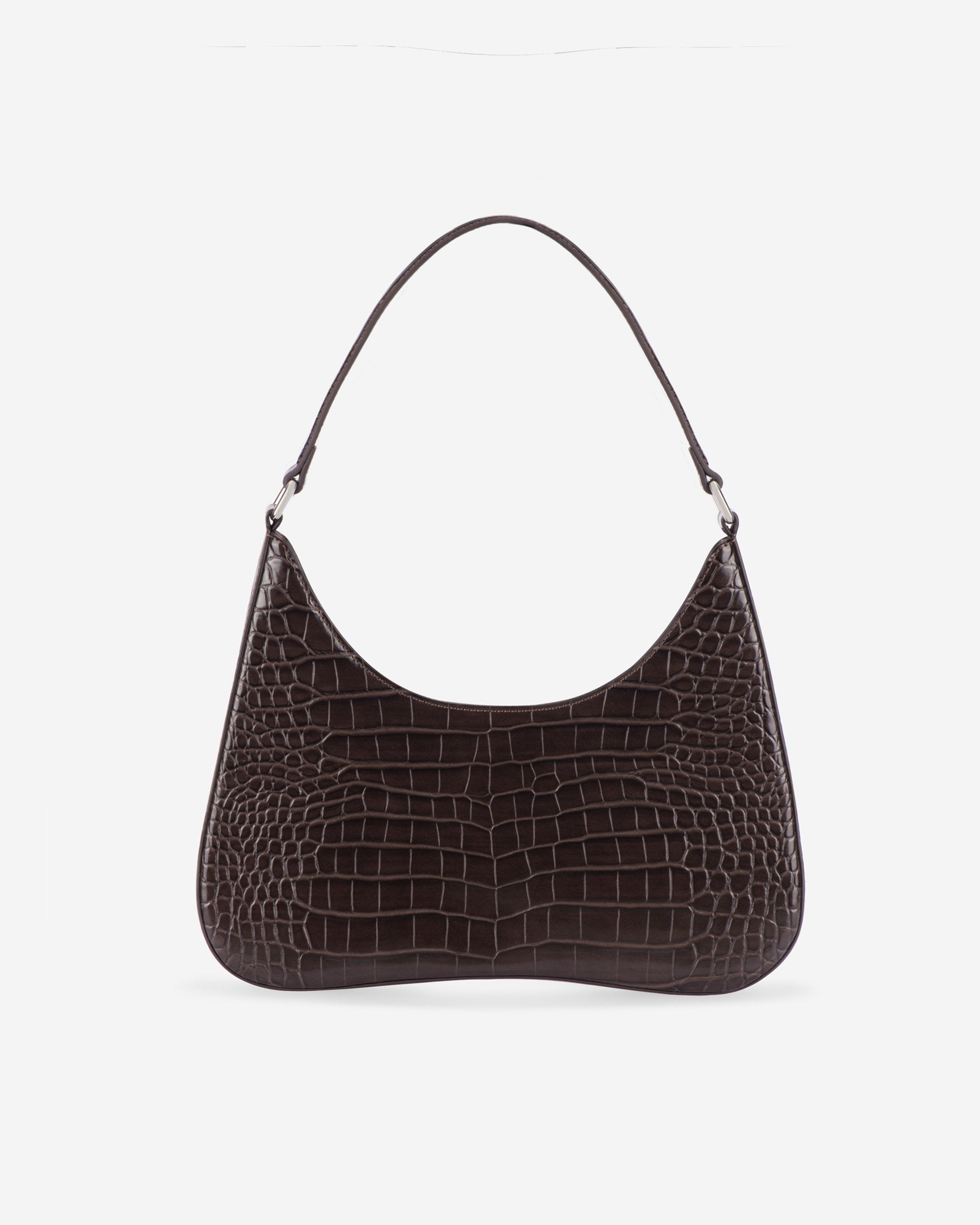 Ruby Shoulder Bag - Nutella Croc