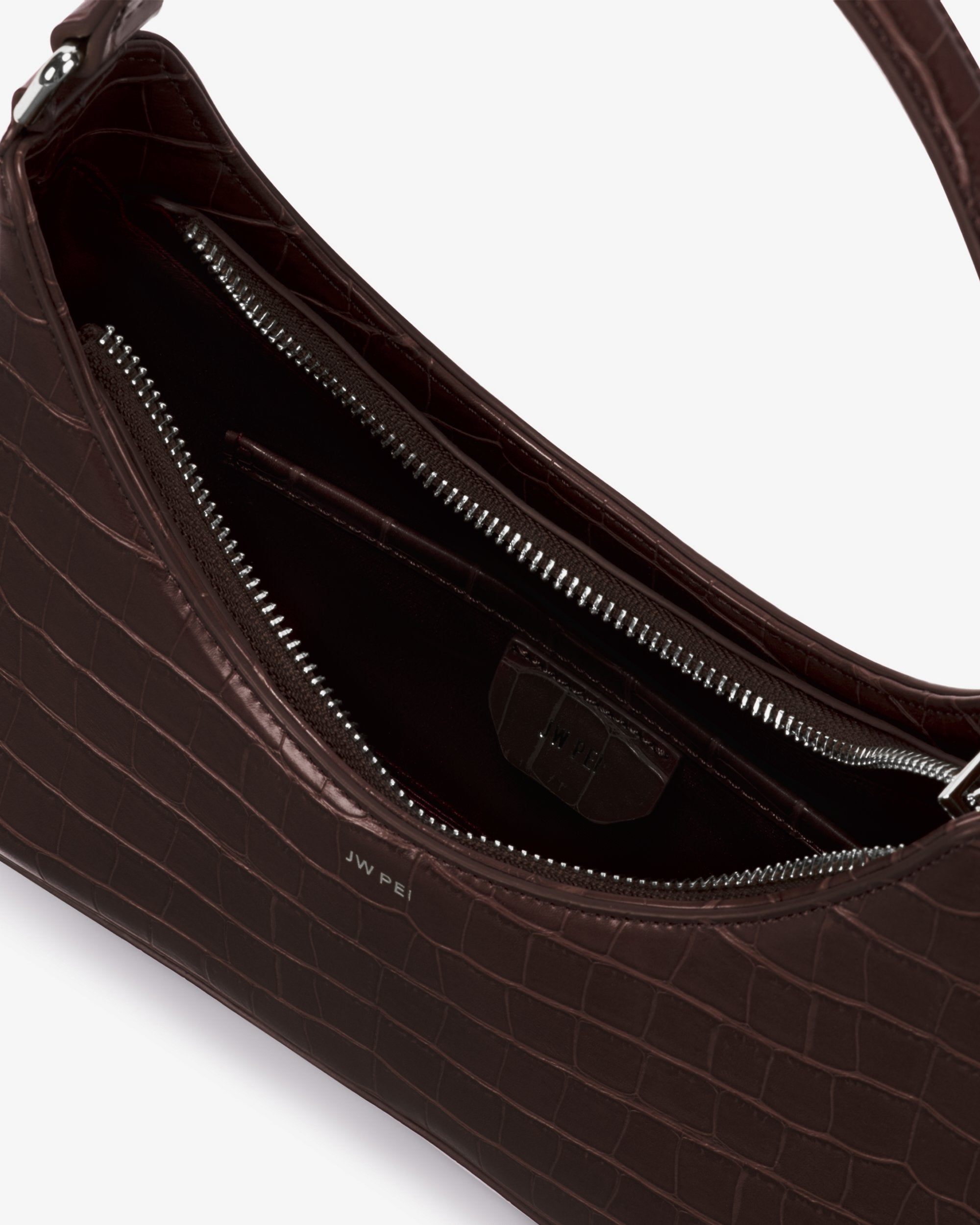 Ruby Shoulder Bag - Nutella Croc