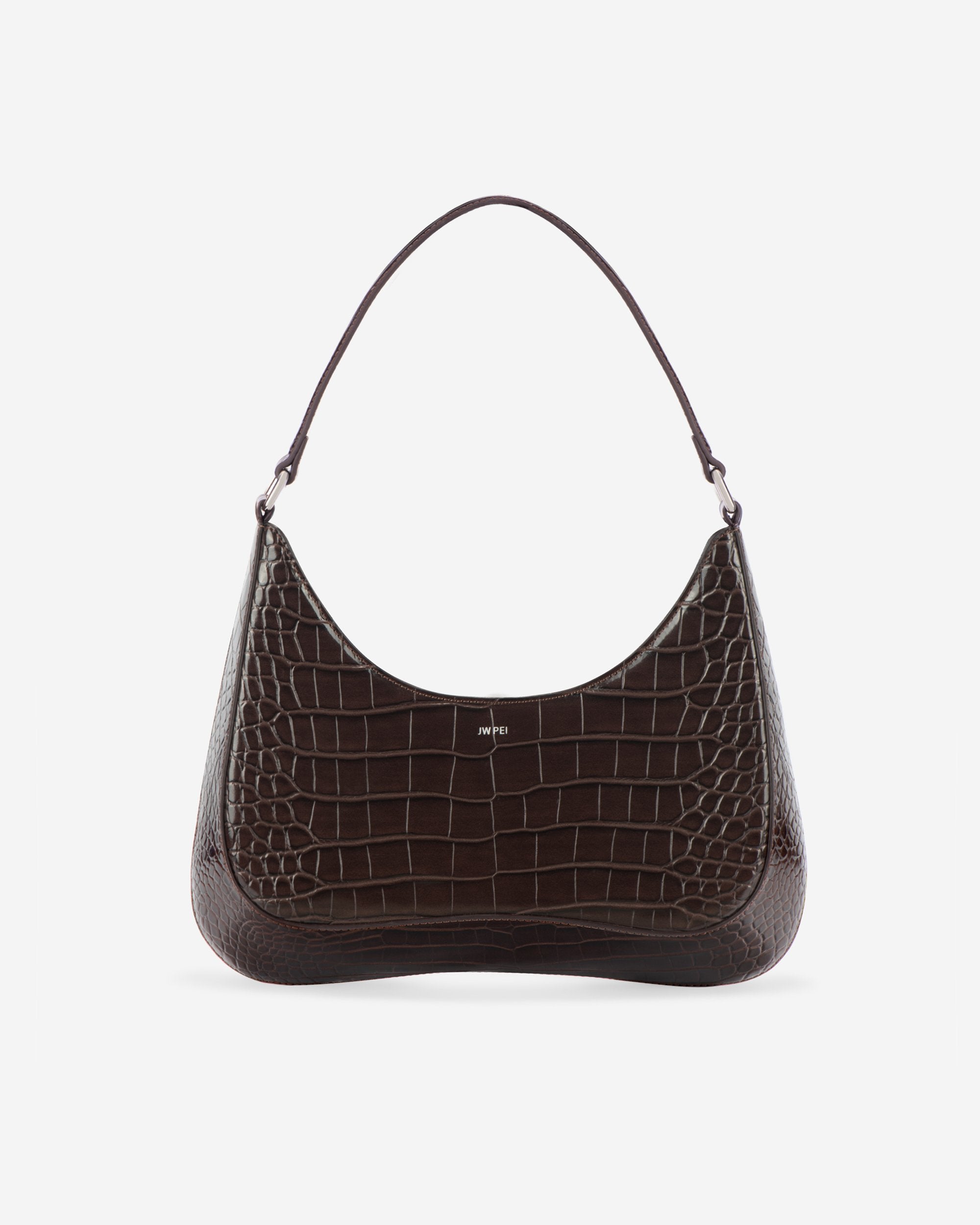 Ruby Shoulder Bag - Nutella Croc