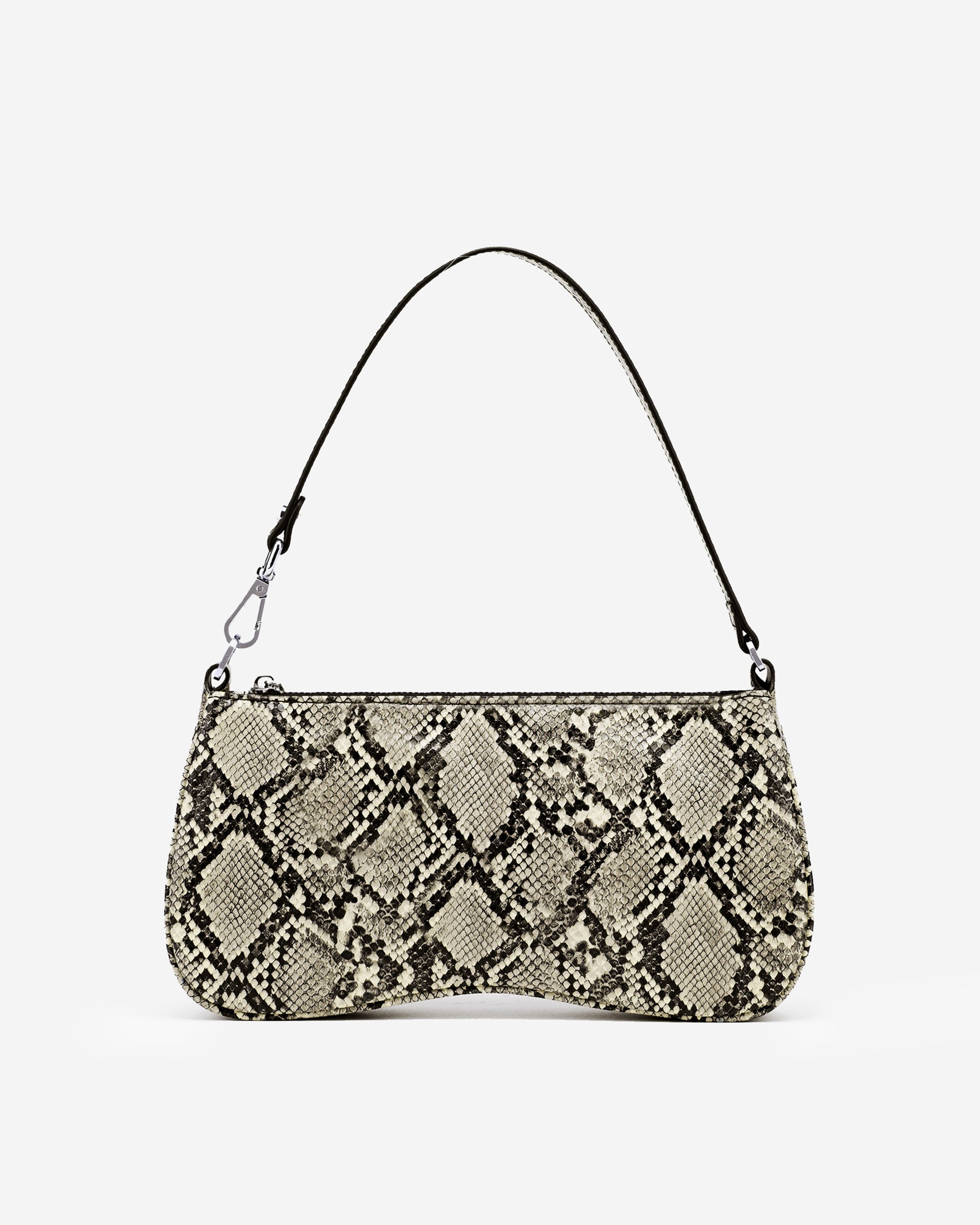 Bolso de hombro Eva - Piel de serpiente natural en relieve