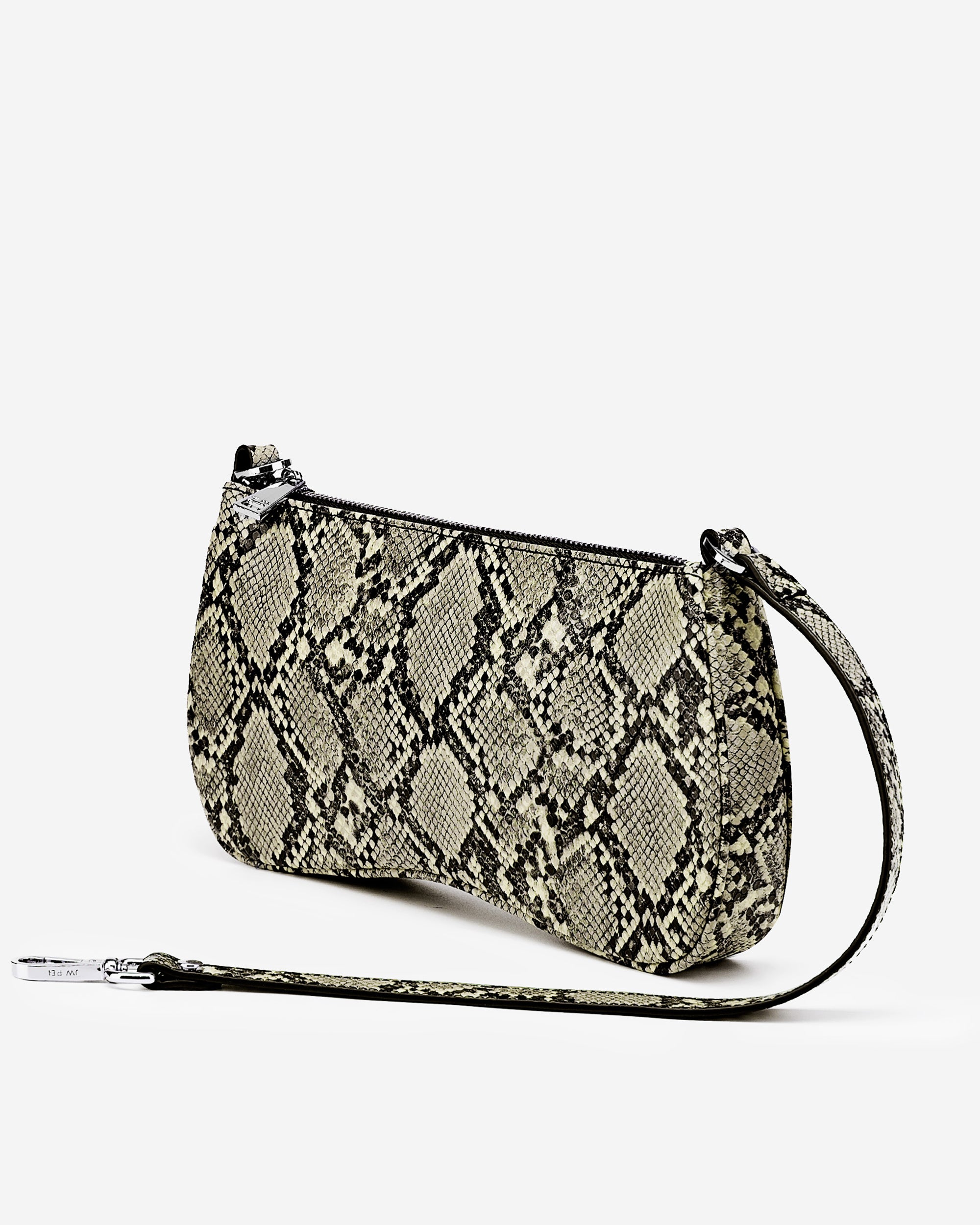 Bolso de hombro Eva - Piel de serpiente natural en relieve