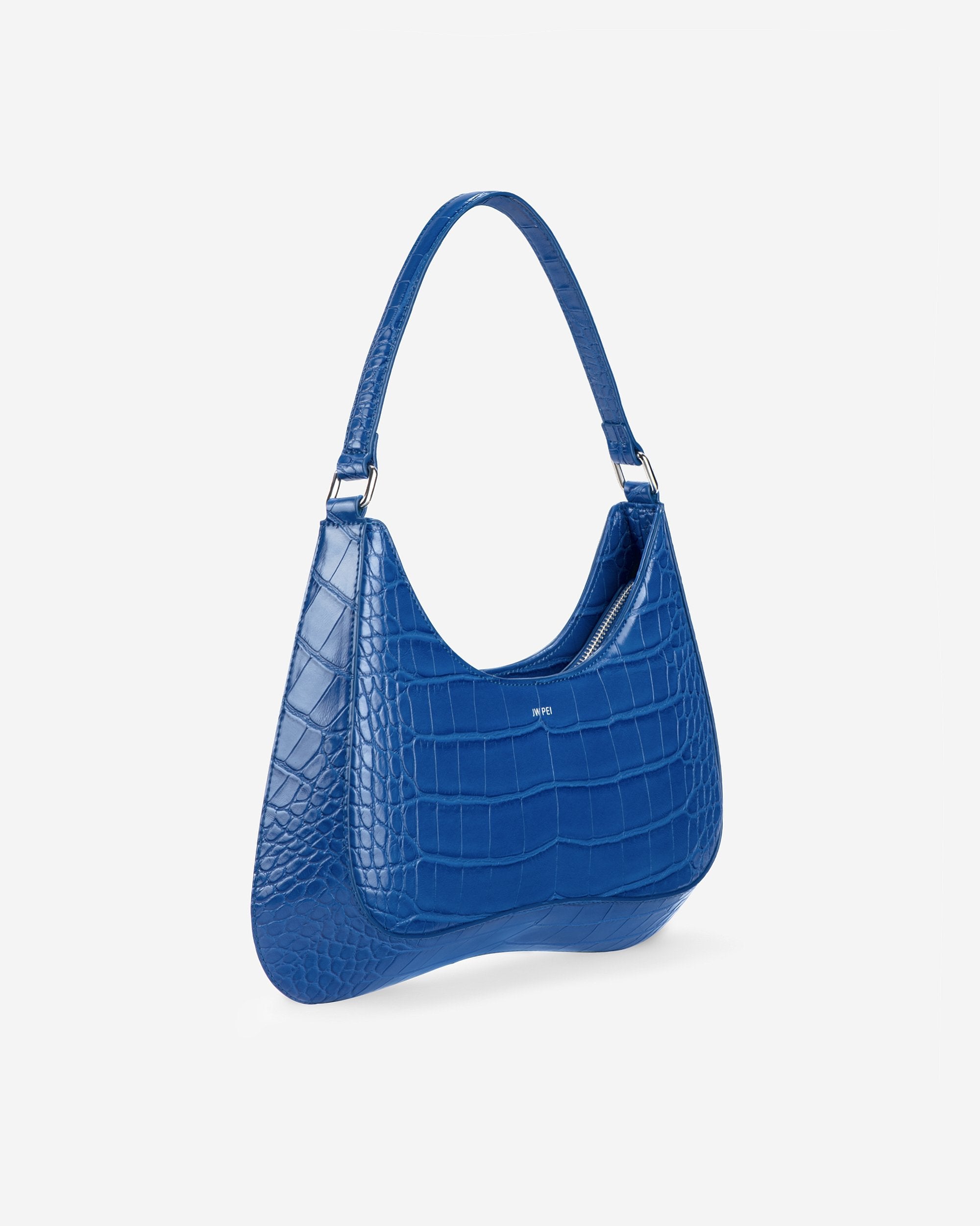 Ruby Shoulder Bag - Classic Blue Croc