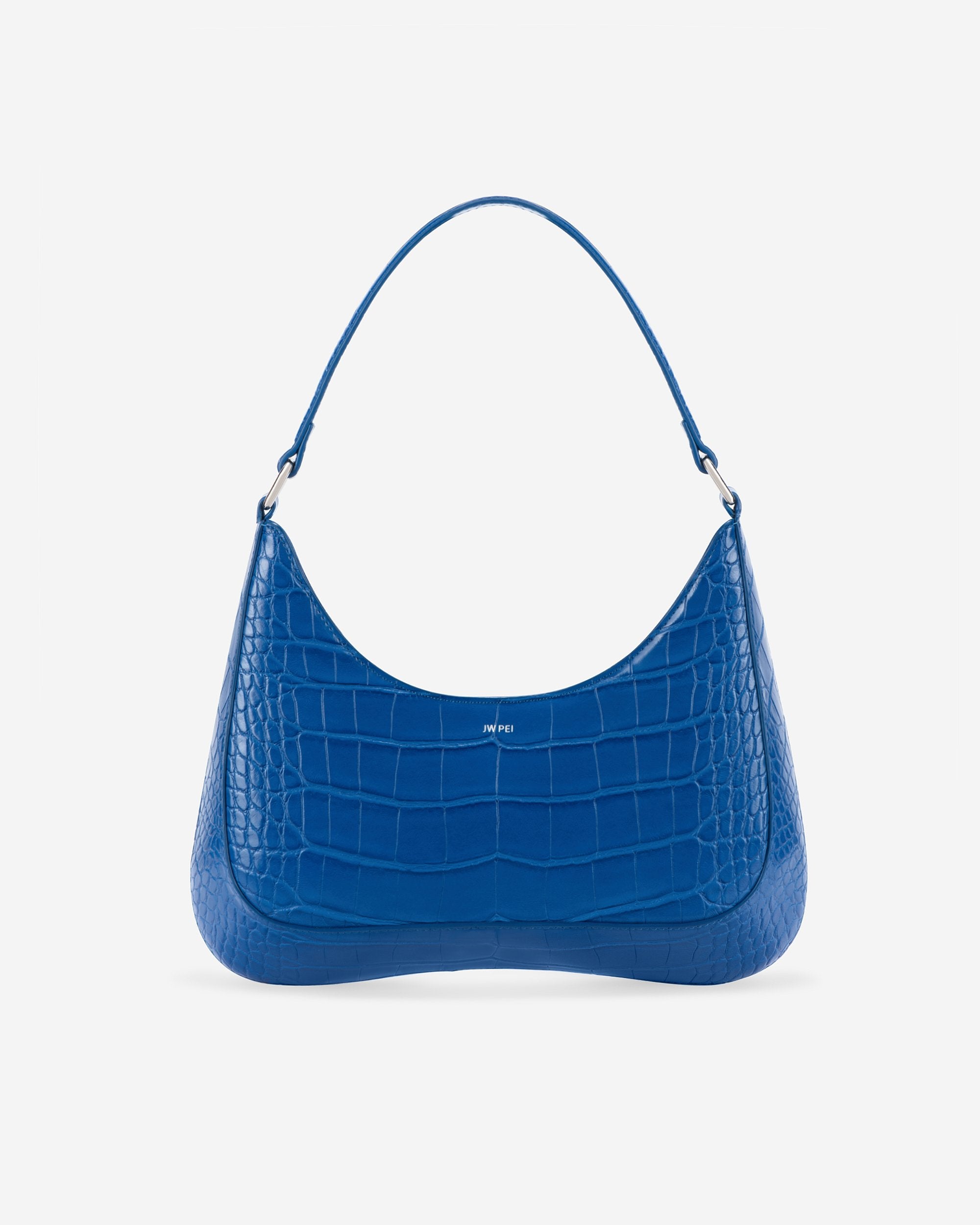 Ruby Shoulder Bag - Classic Blue Croc