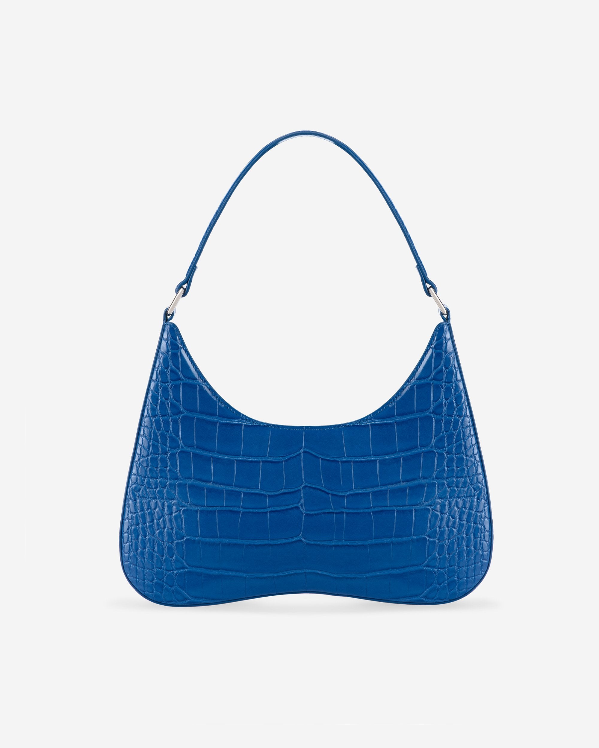 Ruby Shoulder Bag - Classic Blue Croc