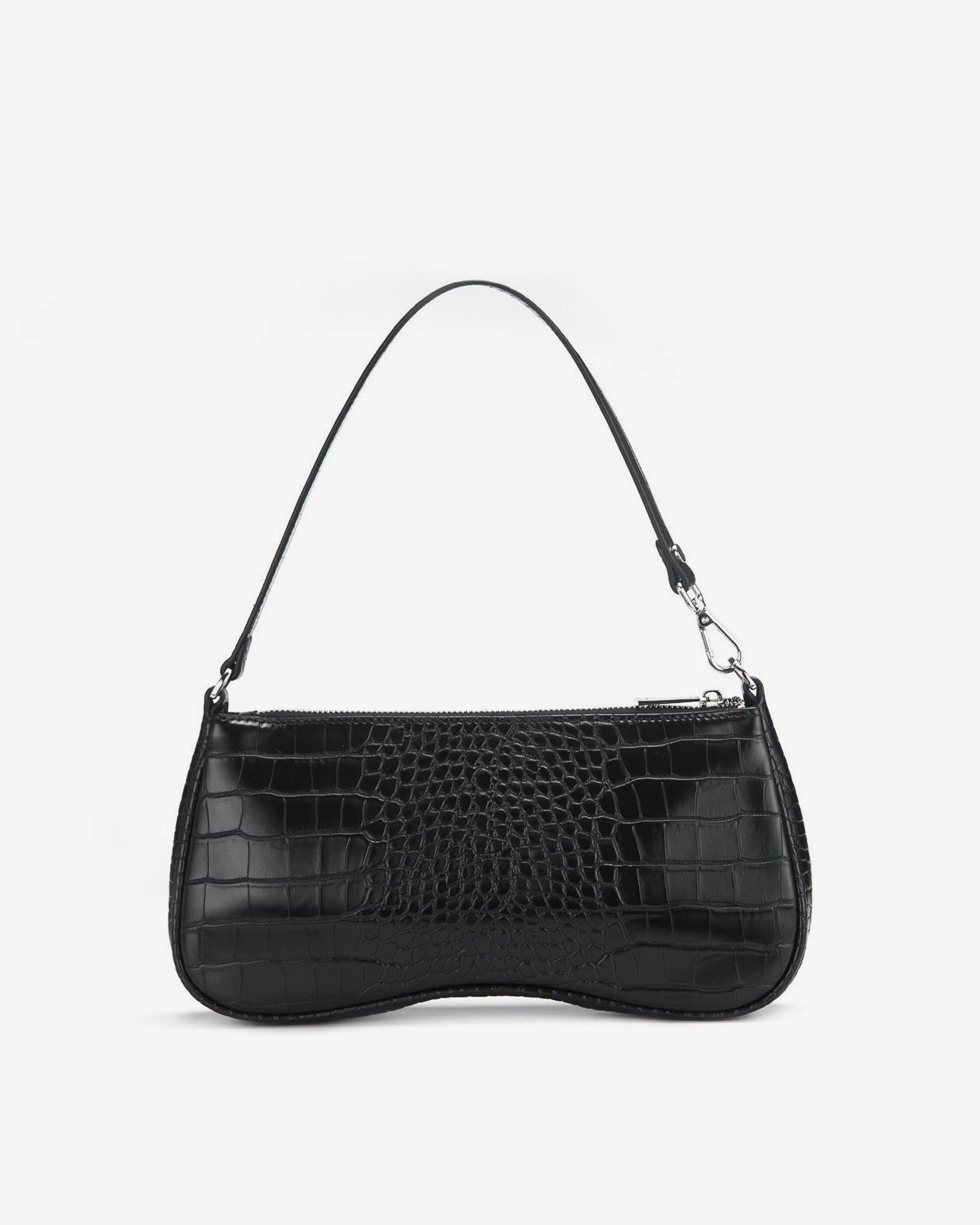 Bolso de hombro Eva - Croc Negro