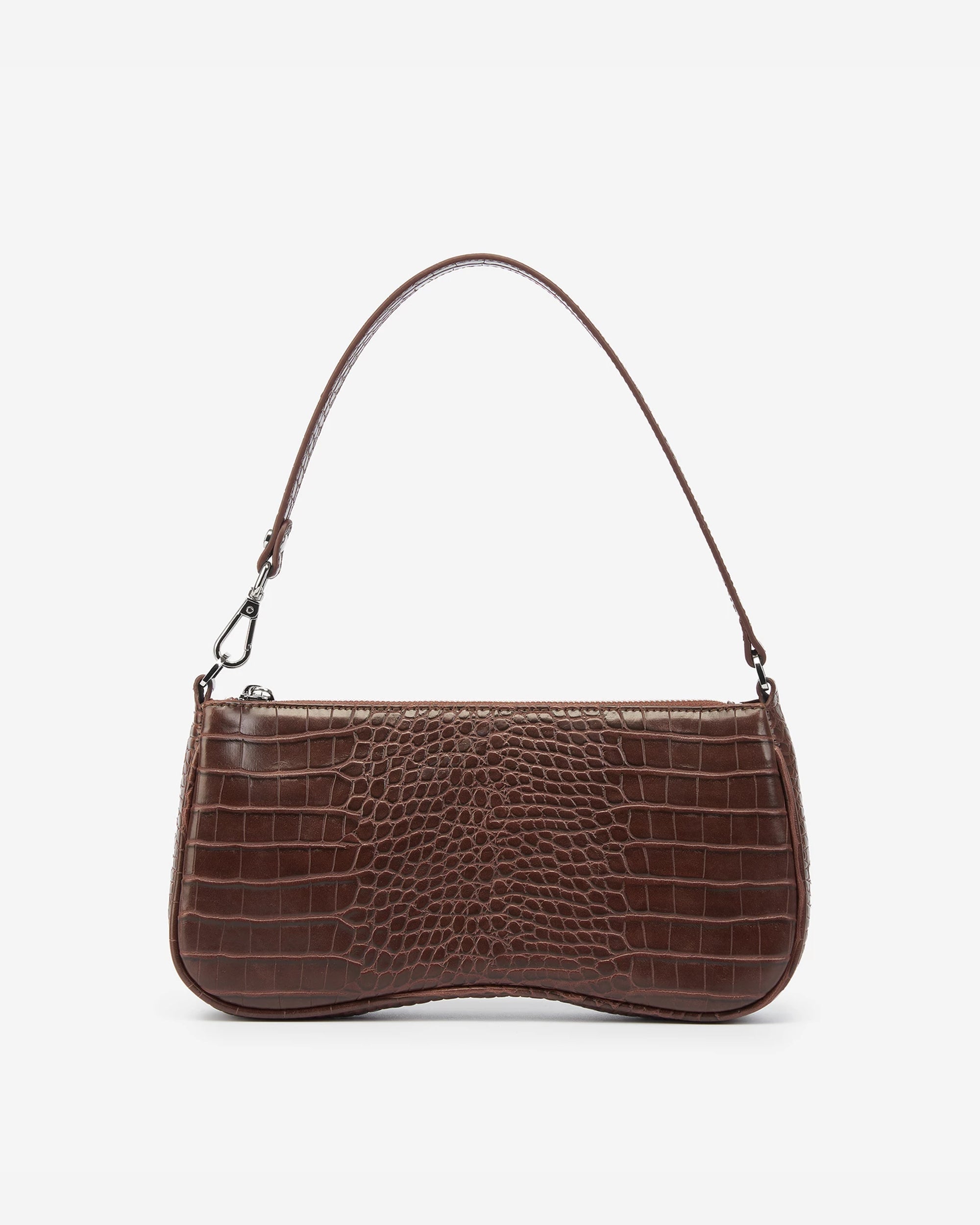 Bolso de hombro Eva - Croc Marrón