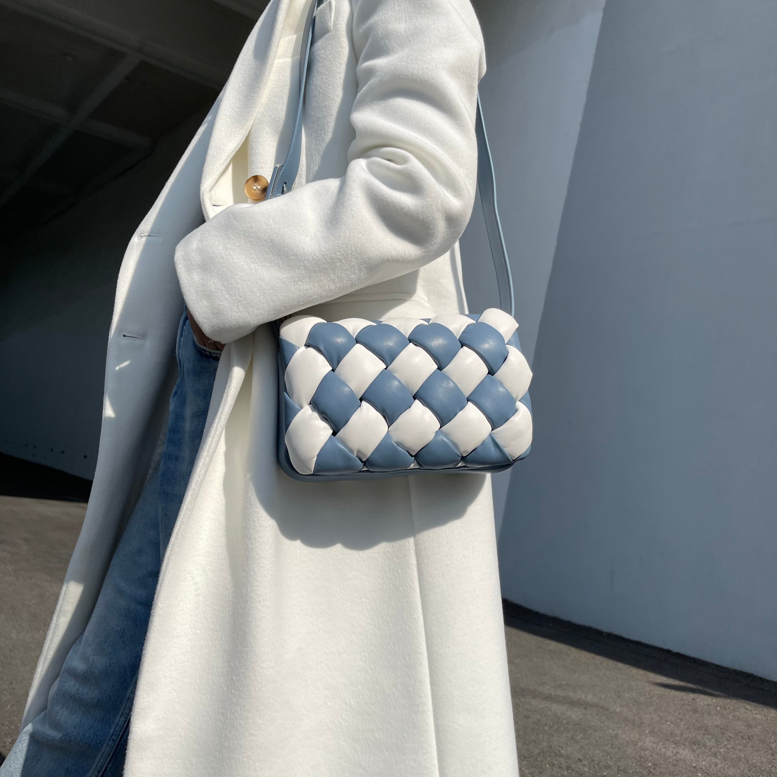 Bolso Maze - Blanco & Azul