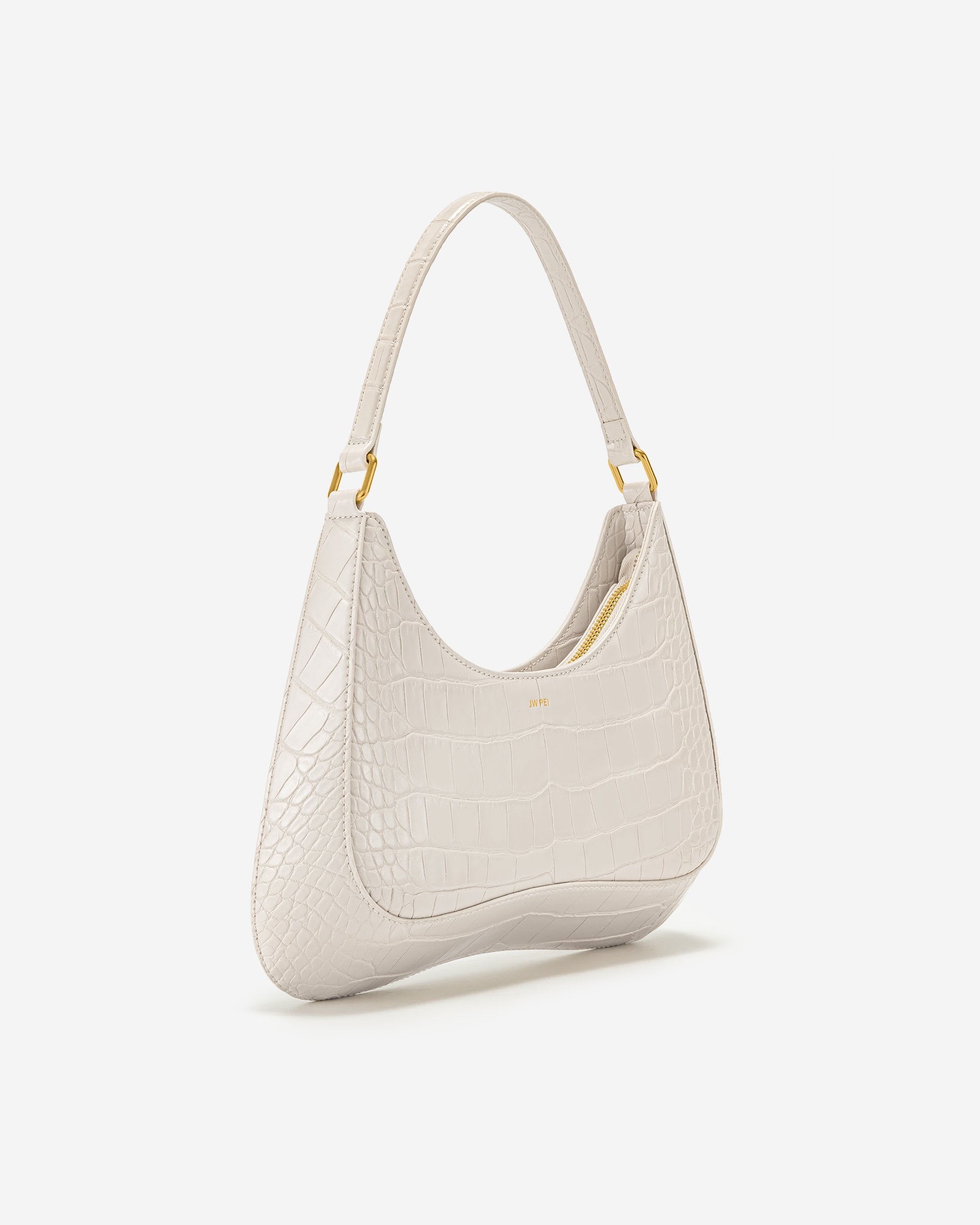 Bolsa de hombro Ruby - Croc Blanco