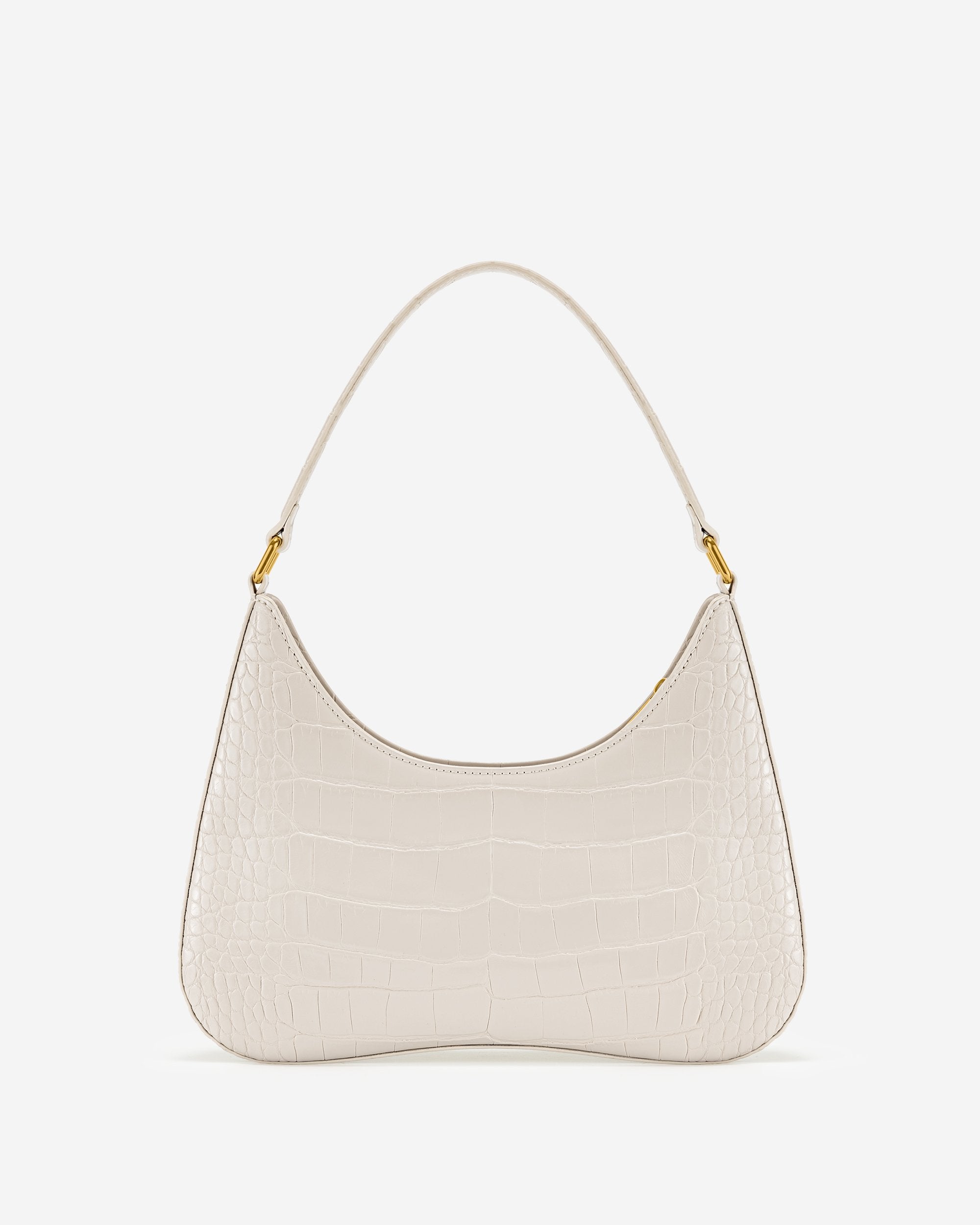 Bolsa de hombro Ruby - Croc Blanco