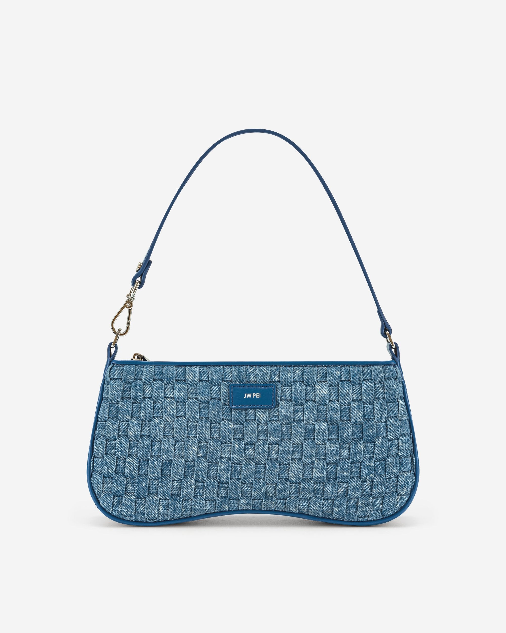 Bolsa de hombro Eva - Tejido Denim Azúl