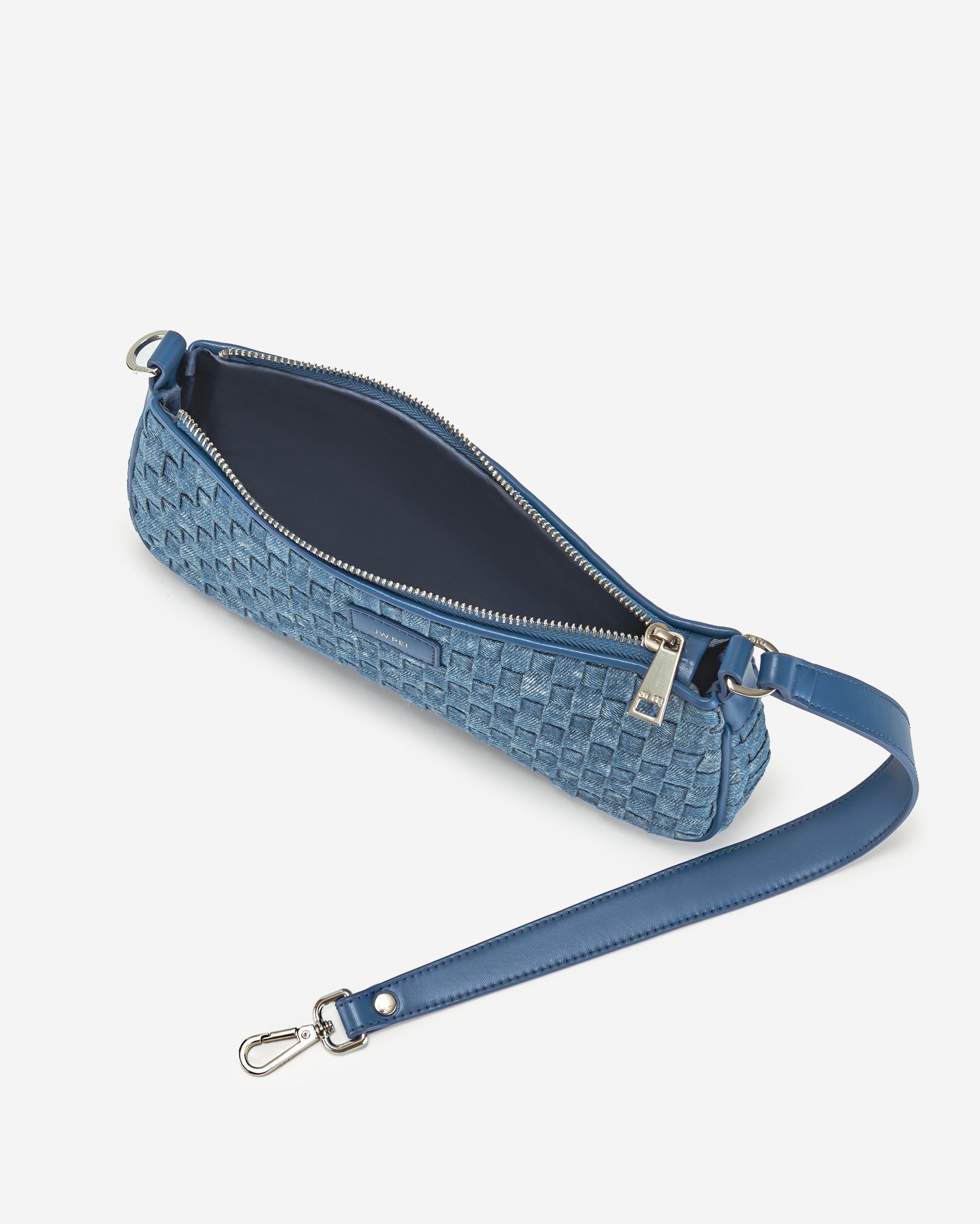 Bolsa de hombro Eva - Tejido Denim Azúl