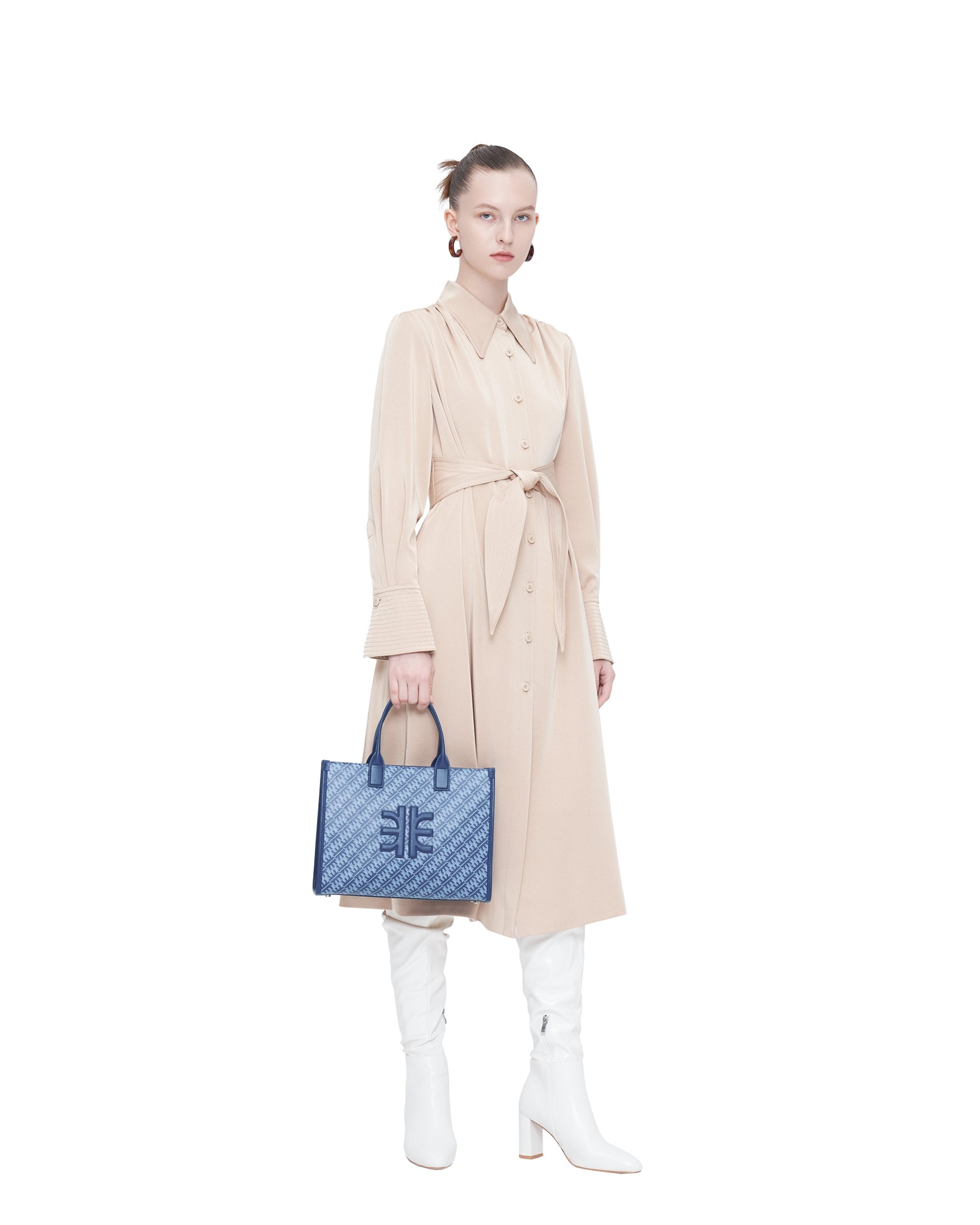 FEI Bolso Tote Mediano - Azul Marino